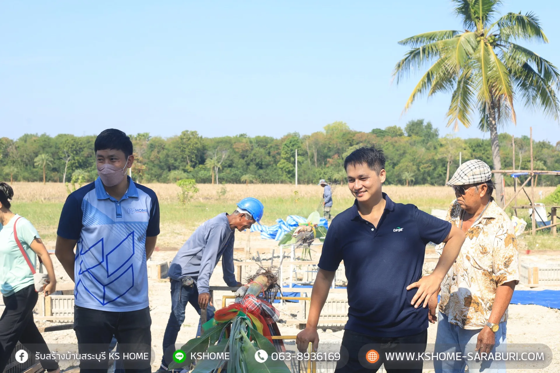 พิธีลงเสาเอก คุณประเทือง