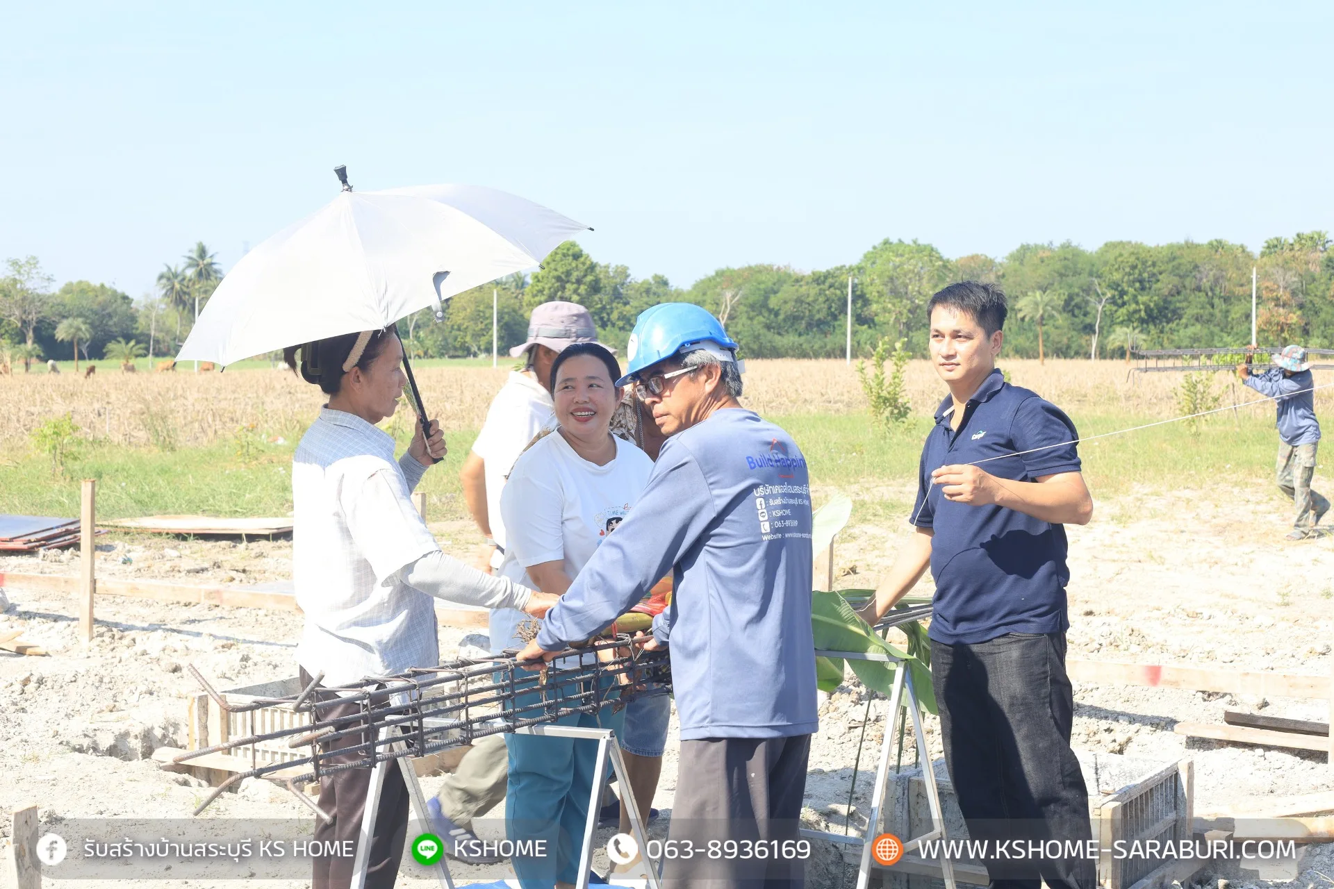 พิธีลงเสาเอก คุณประเทือง